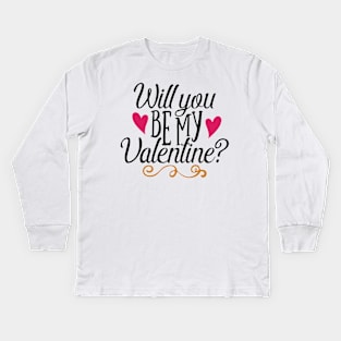 VALENTINE DAY Kids Long Sleeve T-Shirt